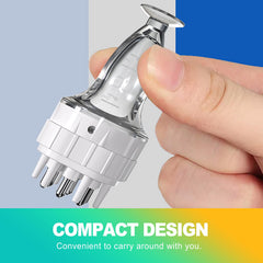 KornaDoz soft silicone cap allows adjustable output