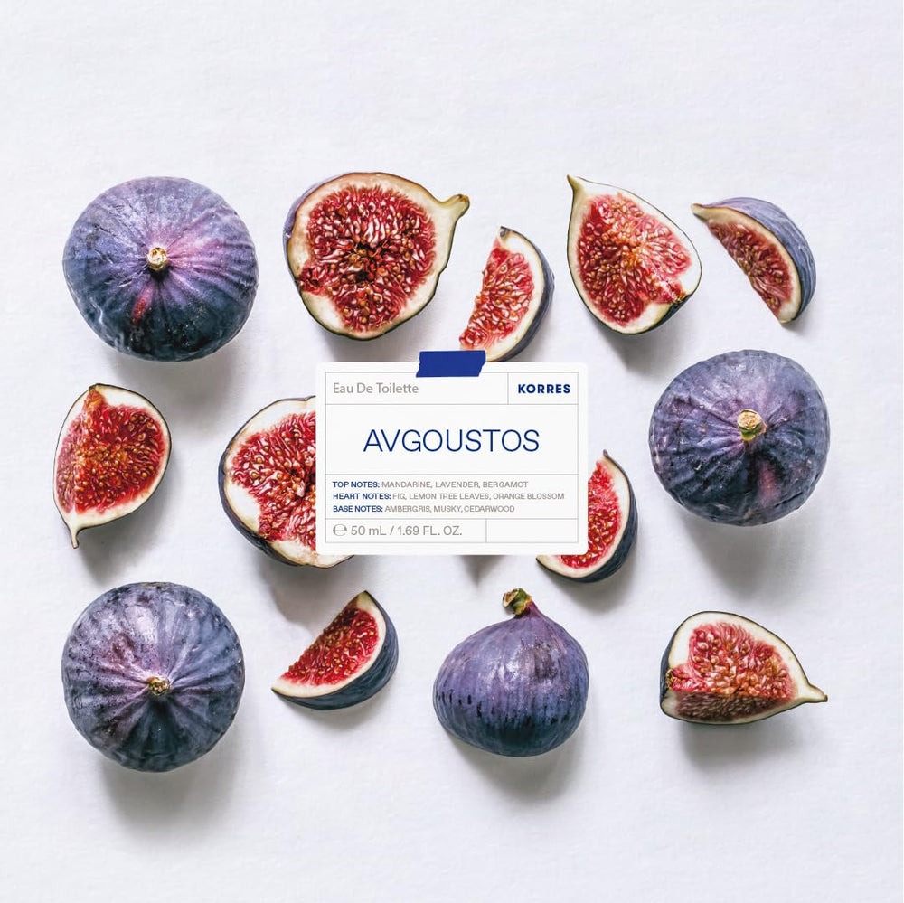 KORRES Avgoustos mist on pulse points for subtle daytime scent