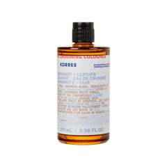 KORRES Bergamot & Leather bottle shows fresh sophistication for daily wear.