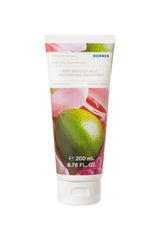 KORRES body smoothing milk ginger lime bottle for daily hydration ritual