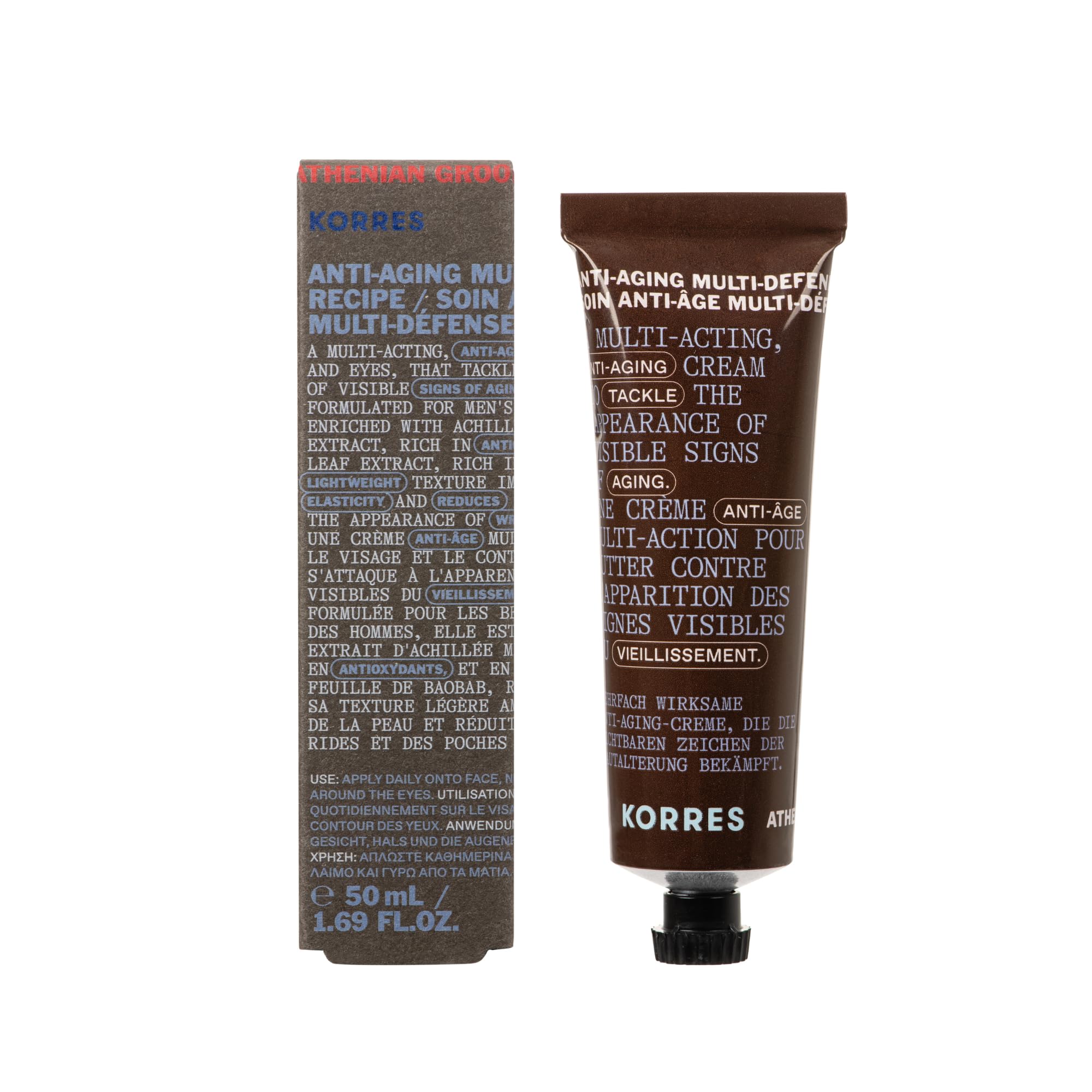 Close-up of lightweight texture, ideal for daily use on skin.
