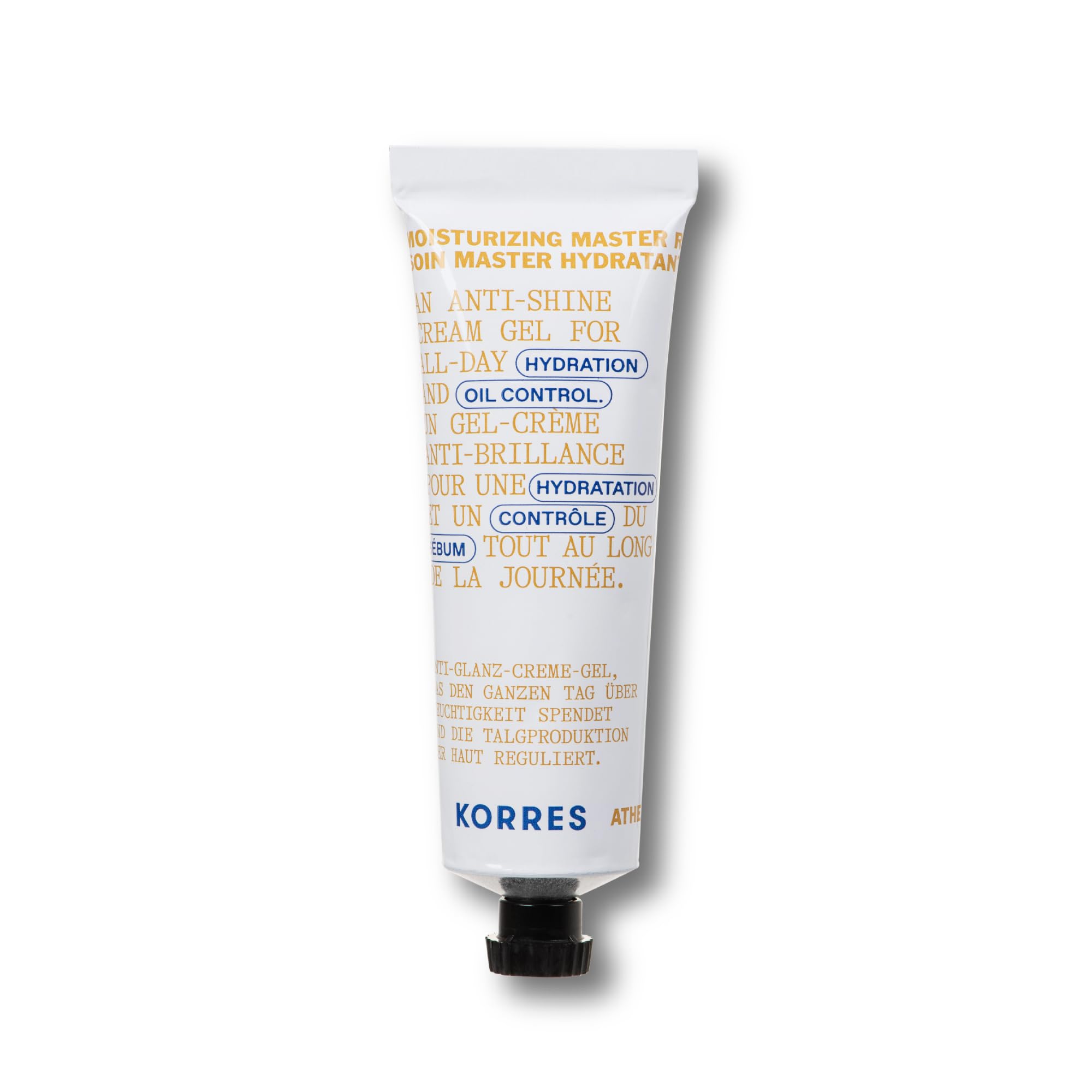 KORRES Lightweight gel-cream texture is comfortable for day and night use.