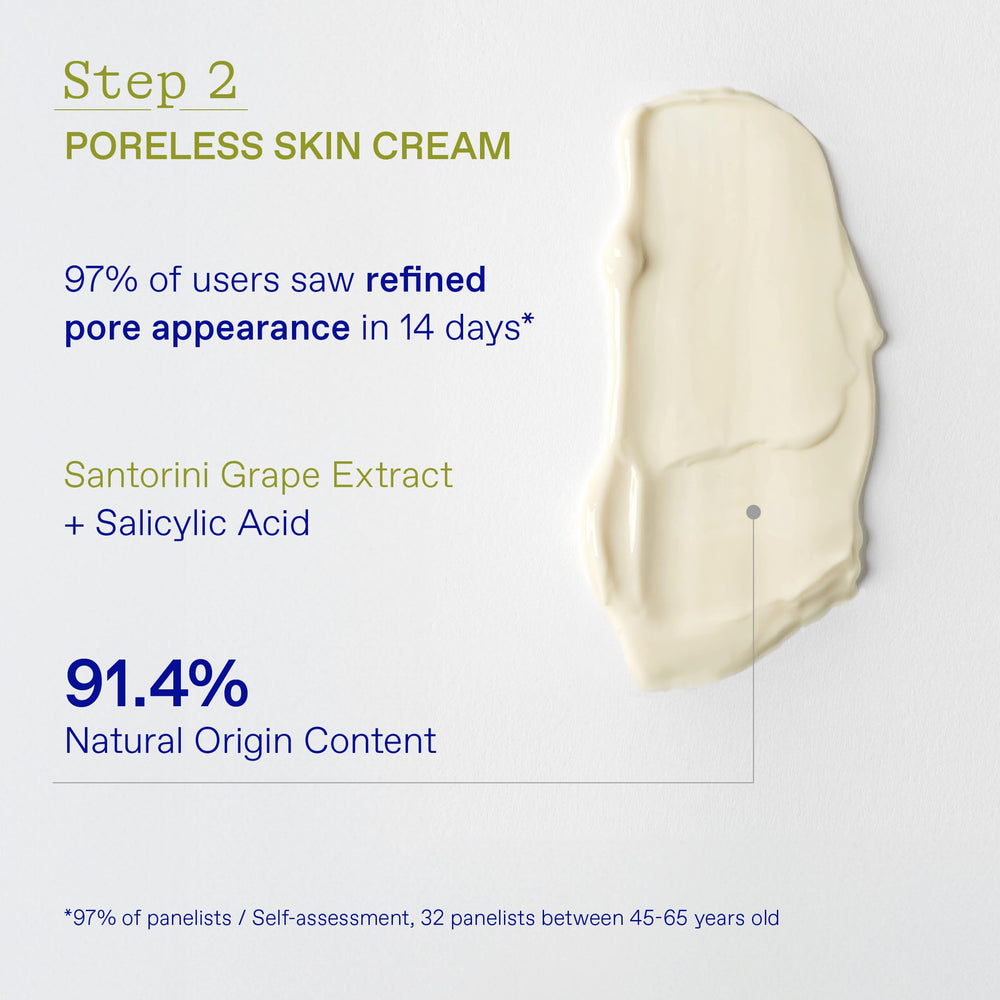 KORRES Santorini Grape duo set on front display for complete routine