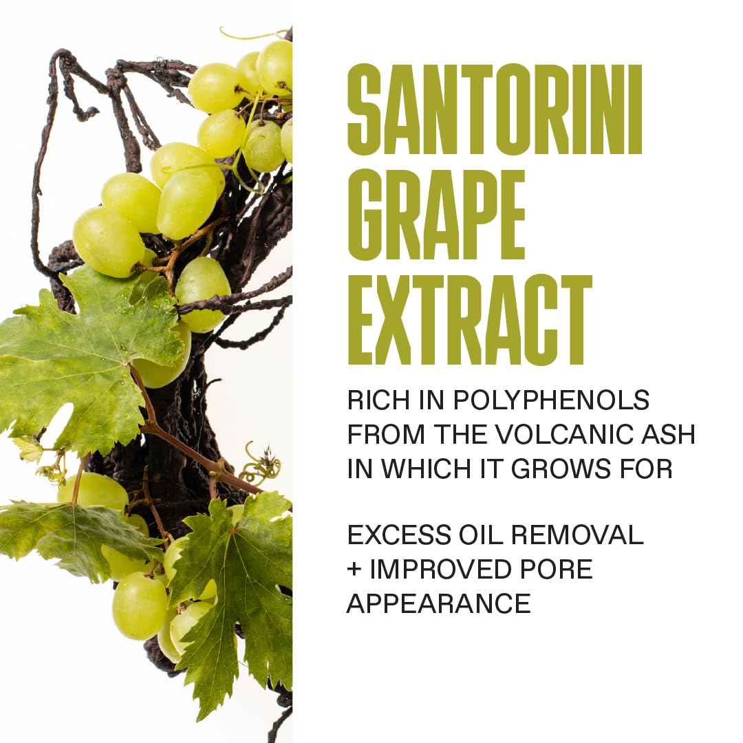 KORRES Santorini Grape Poreless Cream being used under makeup for smooth finish.