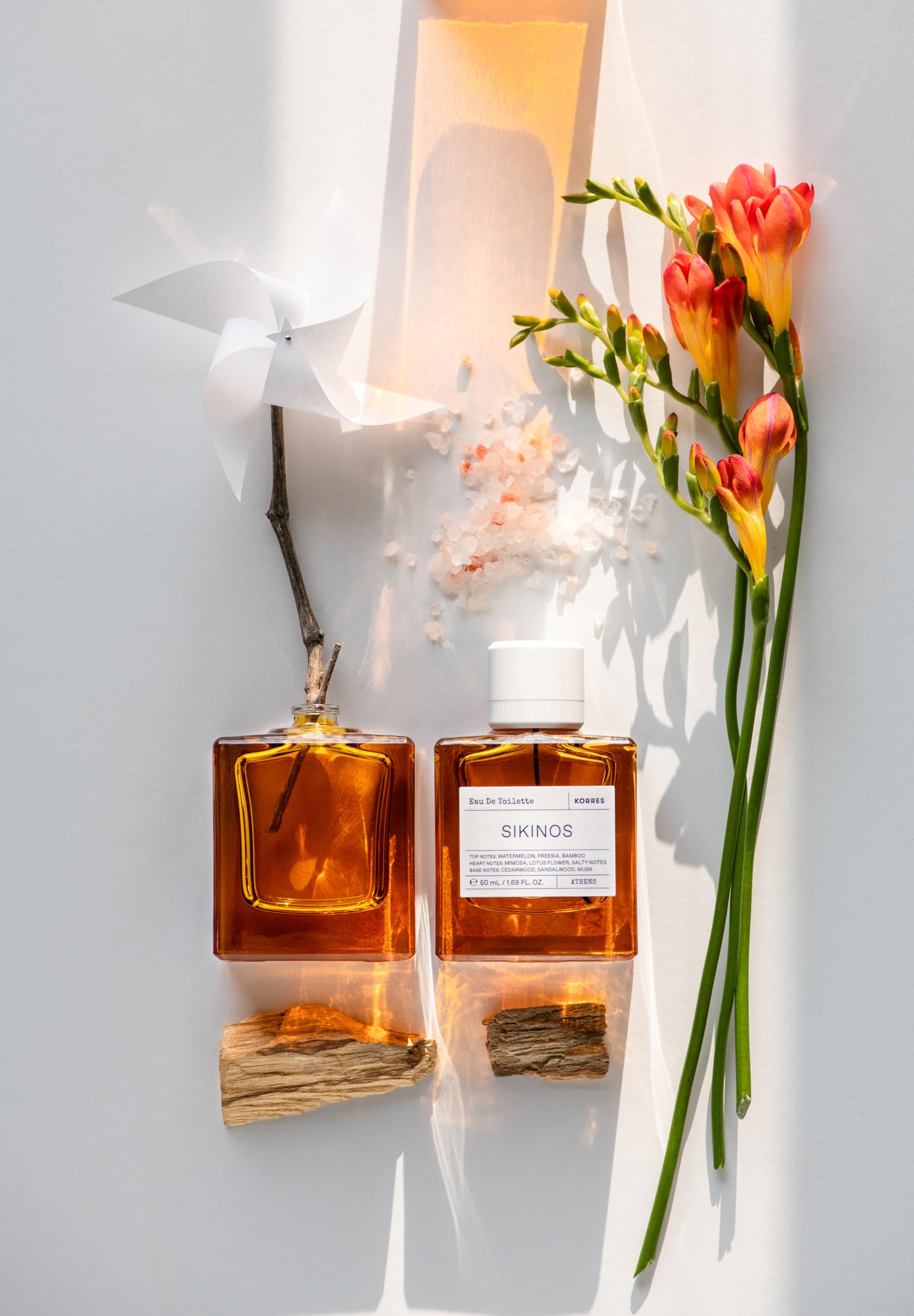 KORRES Sikinos vegan rosemary extract supports mindful fragrance rituals.