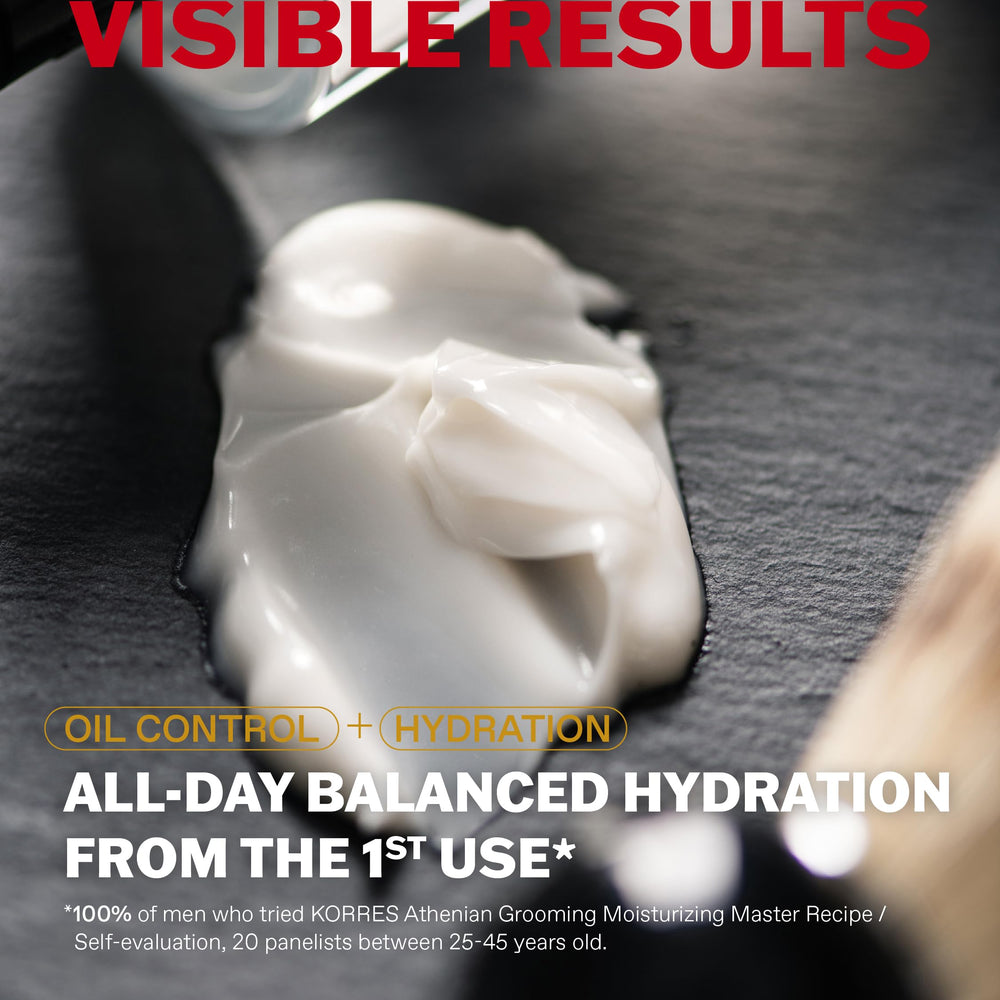 KORRES Silicone-free vegan formula signals clean skincare routine.