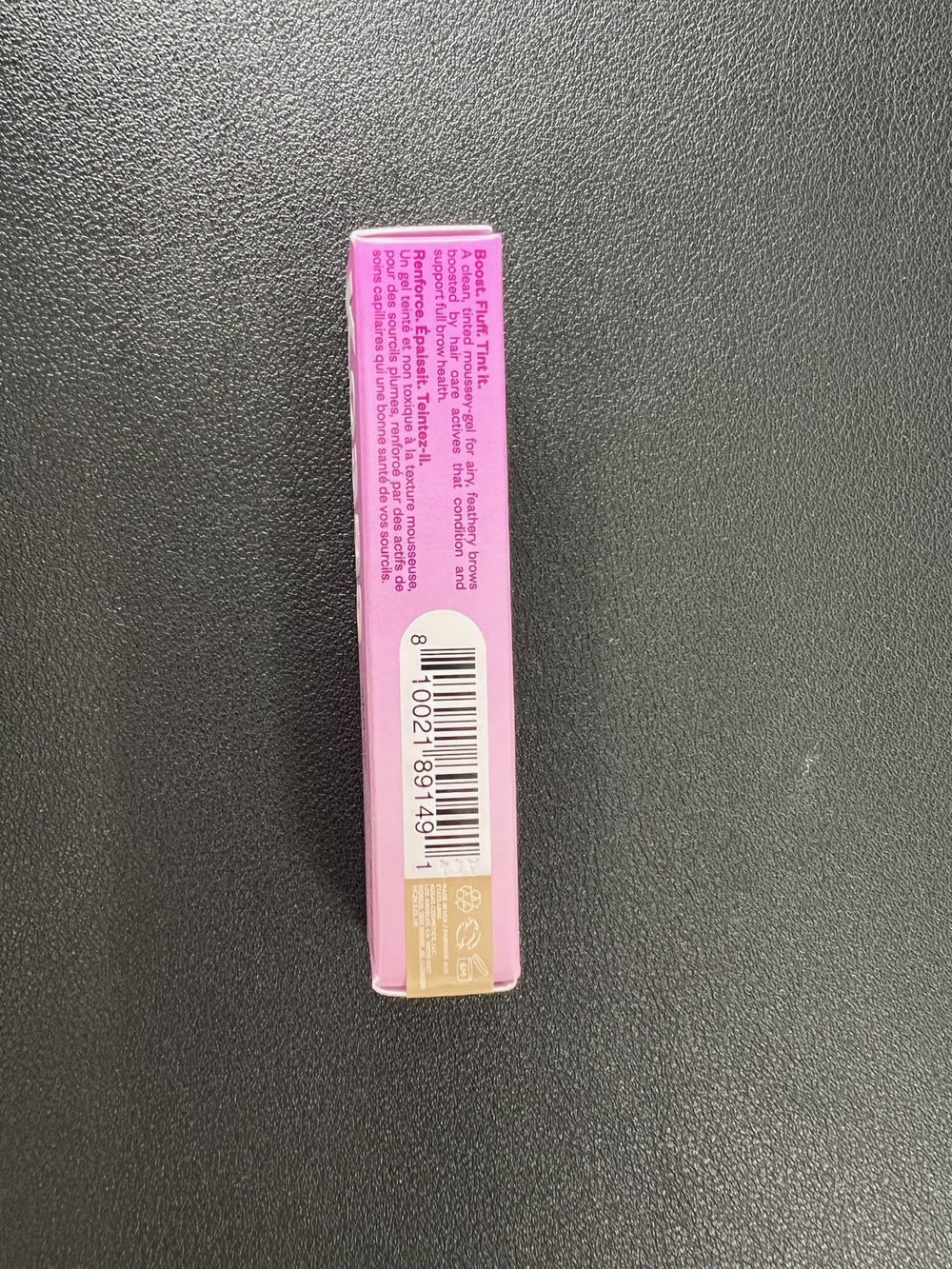 Kosas Air Brow Tinted Gel soft hold keeps brows flexible