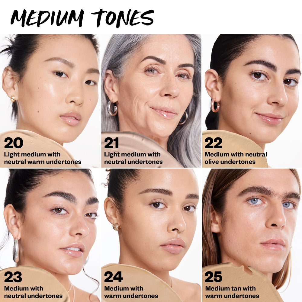 Kosas BB Burst swatches reveal natural tan warm shade and blend seamless