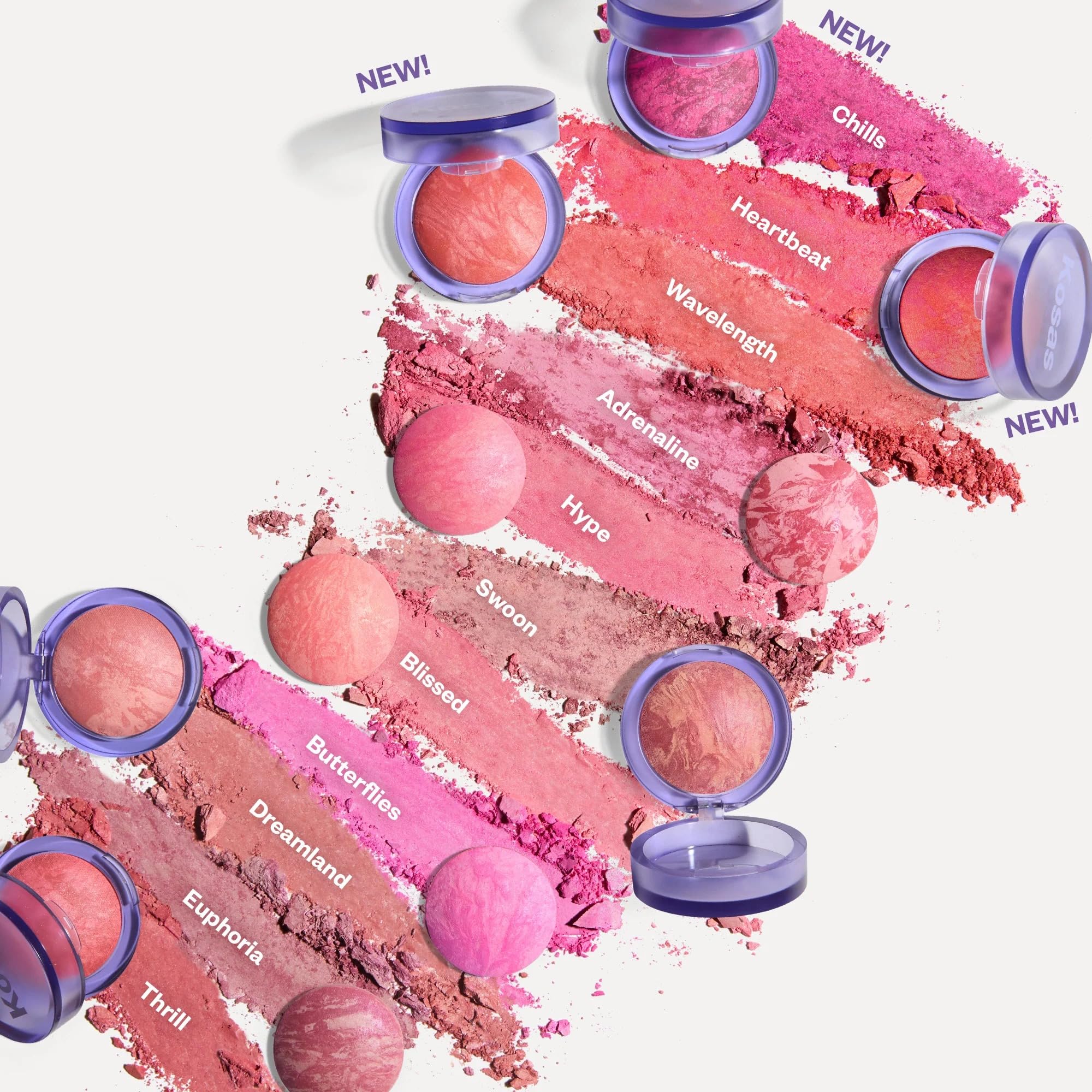 Kosas Blush is Life talc-free formula close-up emphasizing clean beauty.