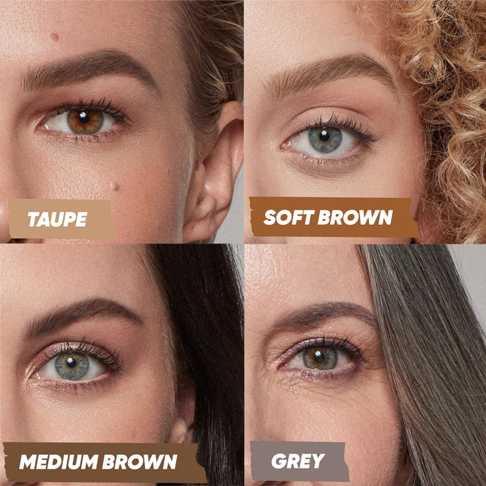 Kosas Brow Pop with castor oil nourishes brows while you wear it.