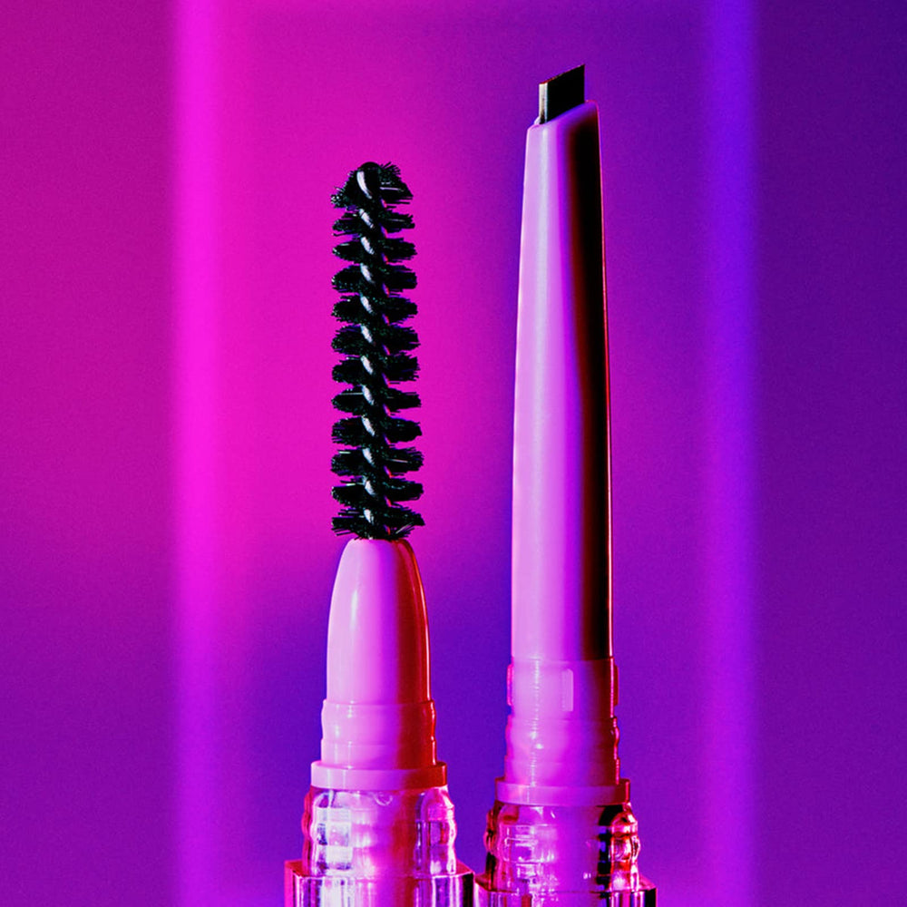 Kosas Brow Pop castor oil infused formula supports brow appearance