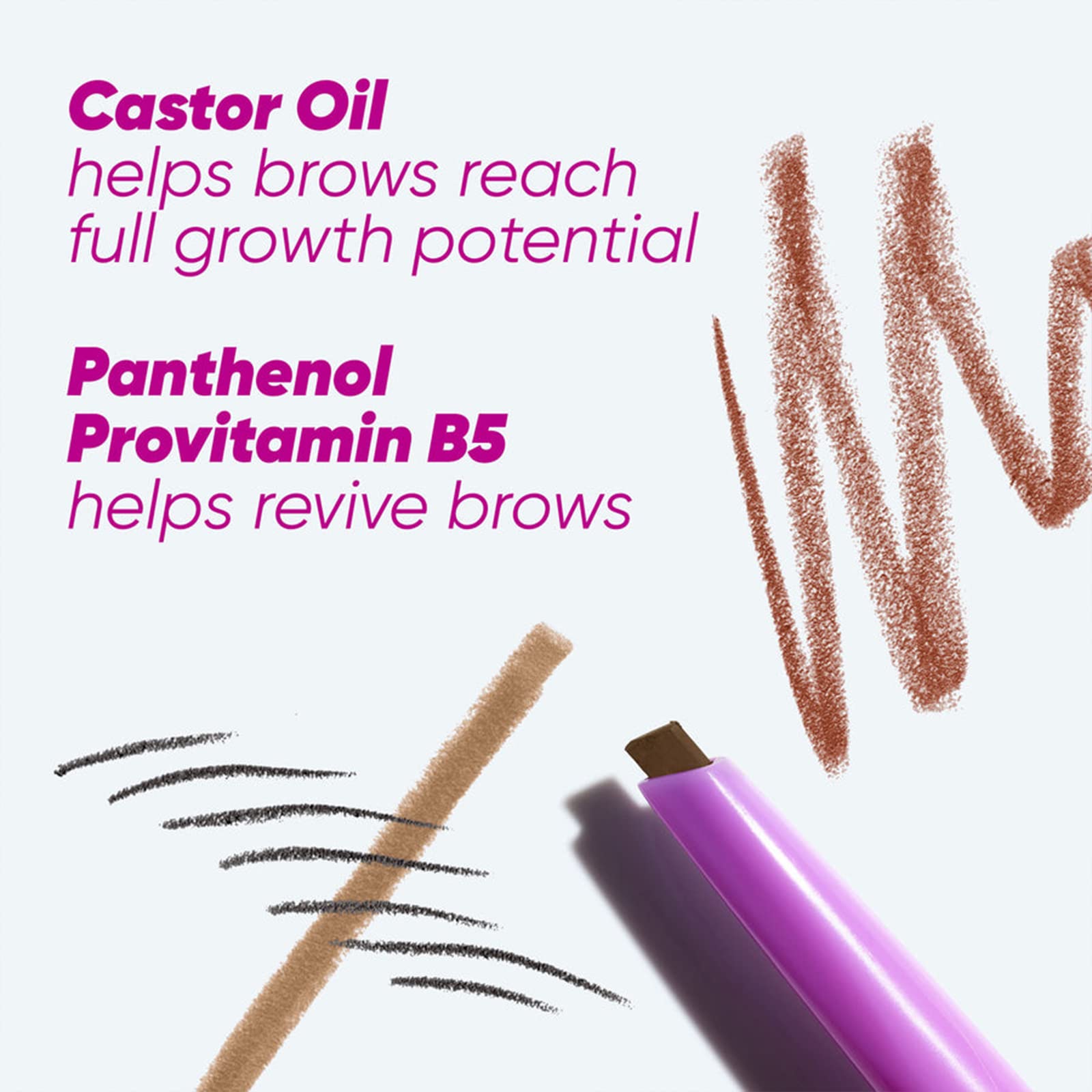 Kosas Brow Pop soft brown shade suits a wide range of brows.