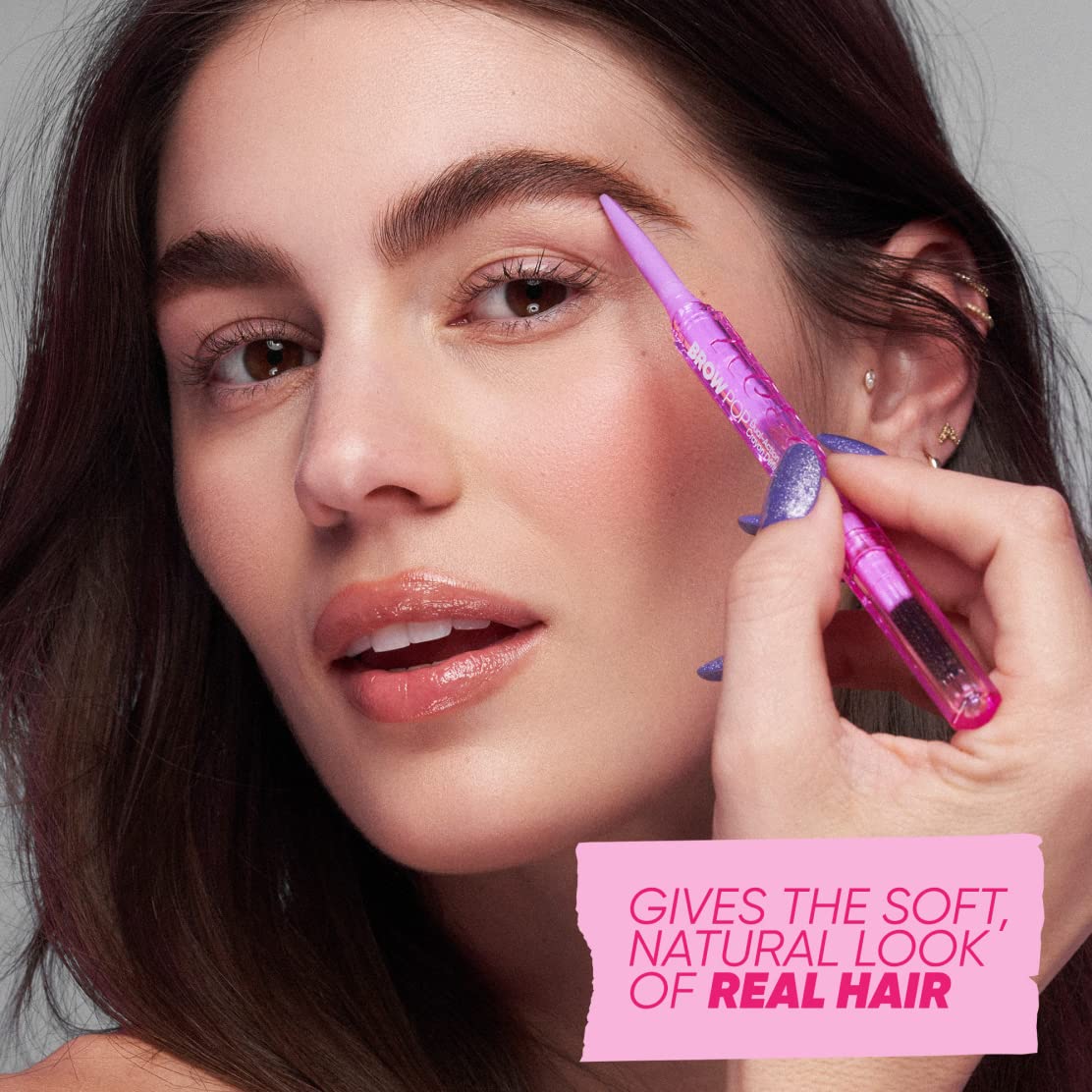 Kosas Brow Pop thick side fills sparse areas for fuller brows.