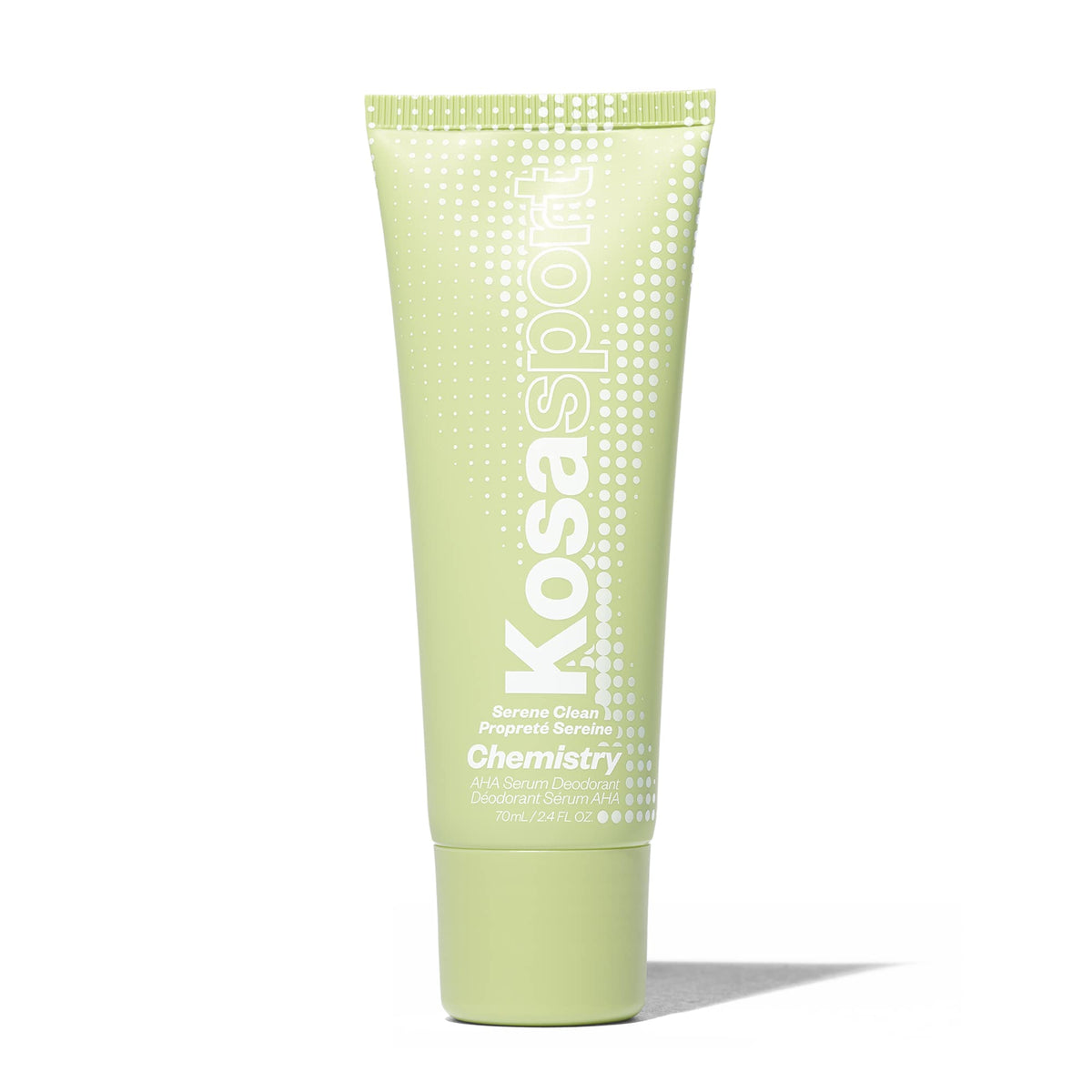 Kosas Chemistry Deodorant application shows a skin-friendly formula for daily comfort.