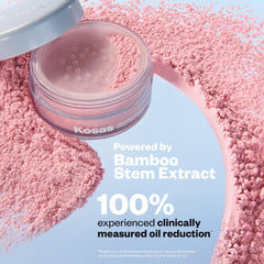 Kosas Cloud Set blurring effect on skin demonstrates an airbrushed look.