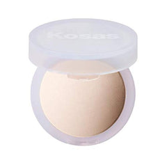 Kosas Cloud Set porcelain compact for a soft, shine-free finish on the go.