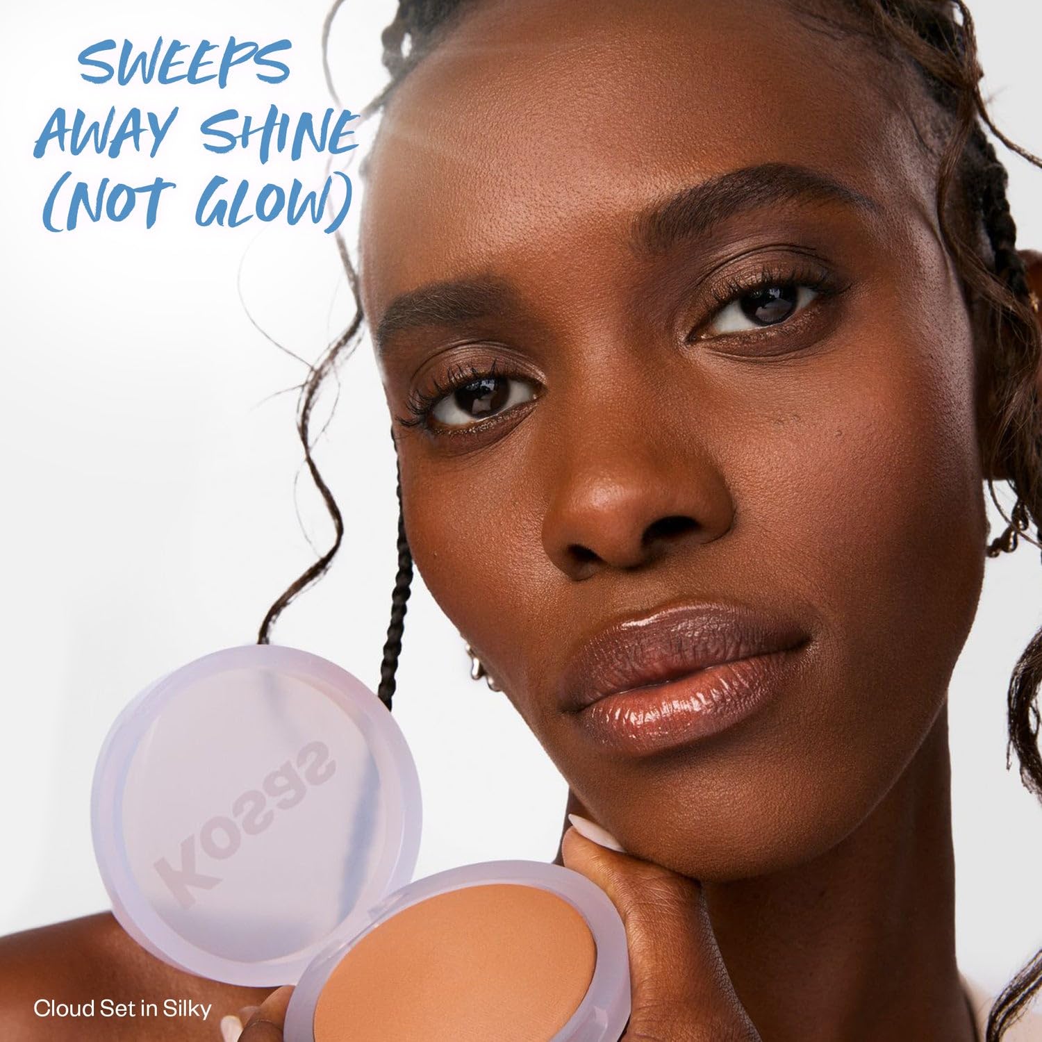 Kosas Cloud Set puff aids even application for a blurred, soft look.