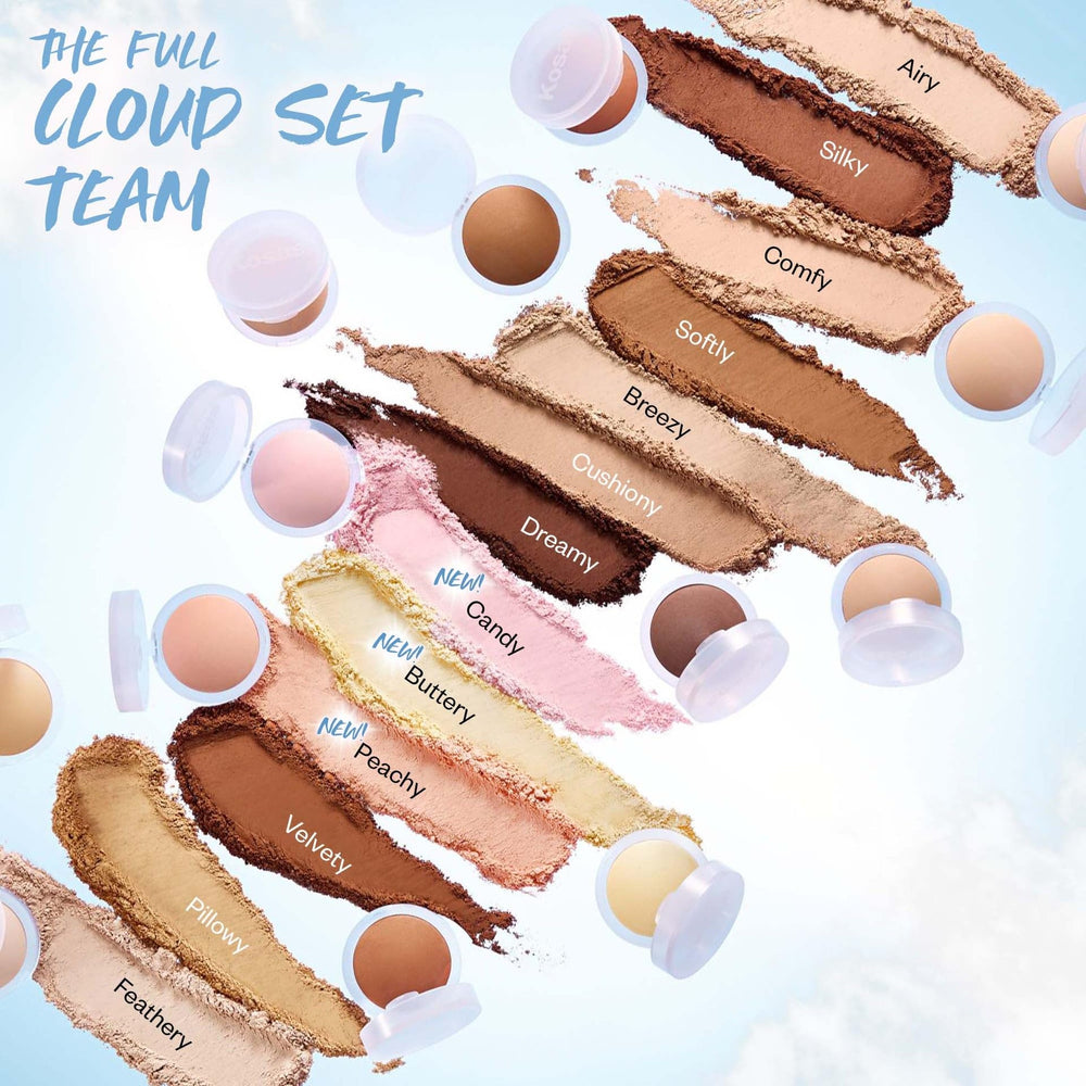 Kosas Cloud Set inner packaging with open cap for portable use.