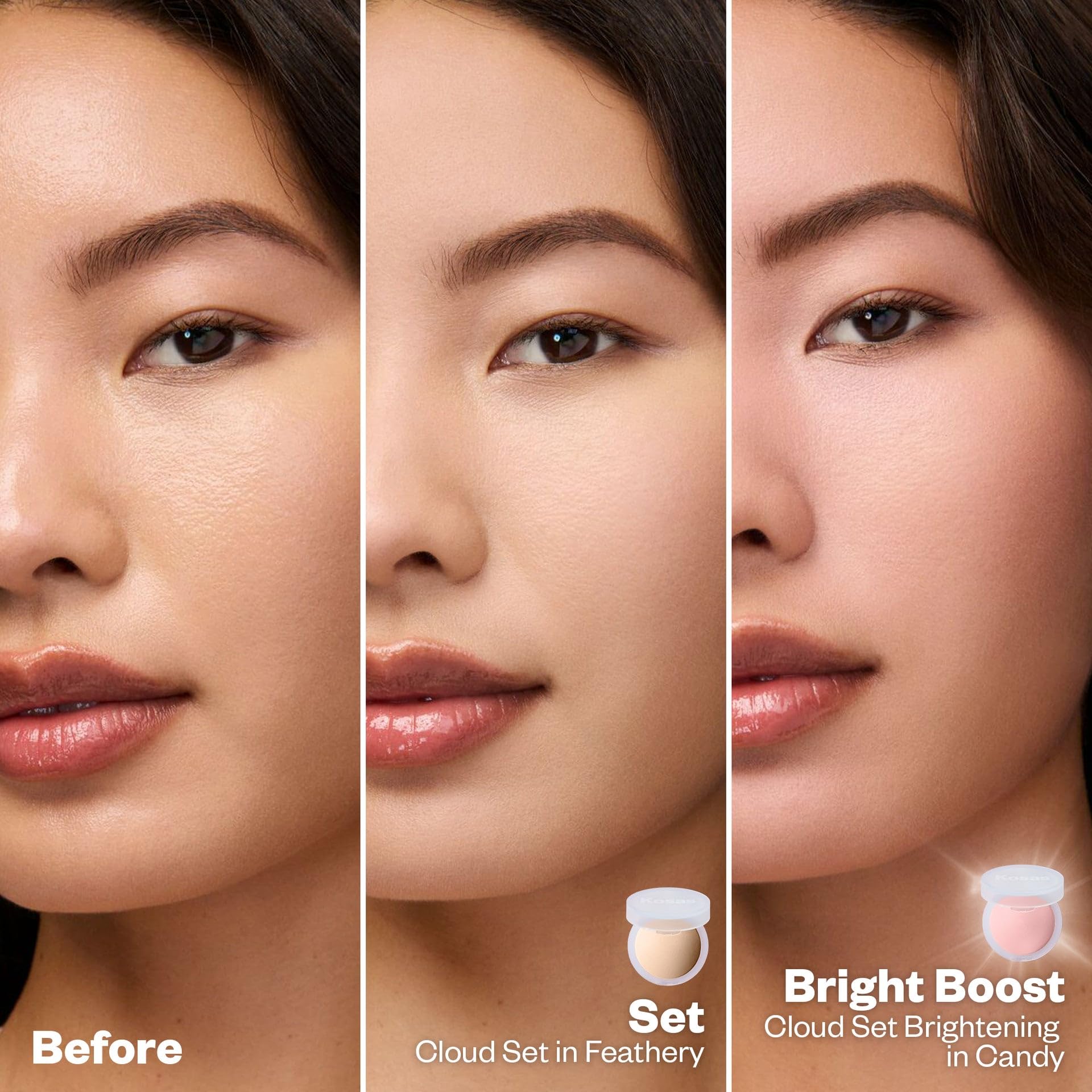 Kosas Cloud Set travel-friendly compact ready for on-the-go touch-ups
