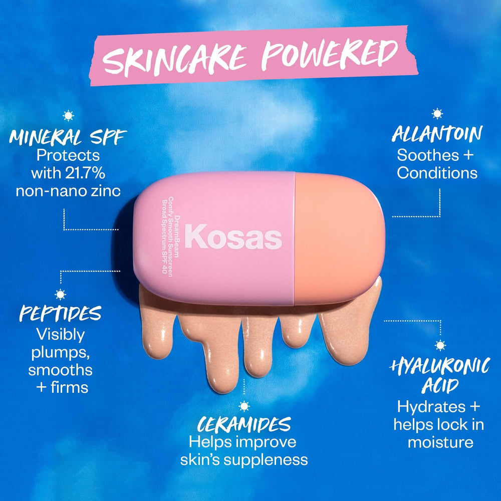 Kosas DreamBeam fragrance-free formula for sensitive skin