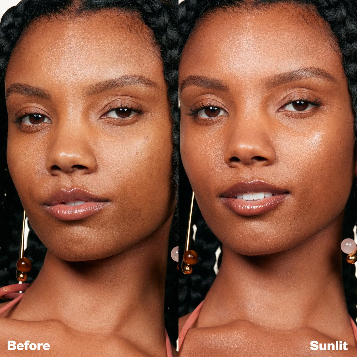 Kosas DreamBeam makeup-base application preparation image
