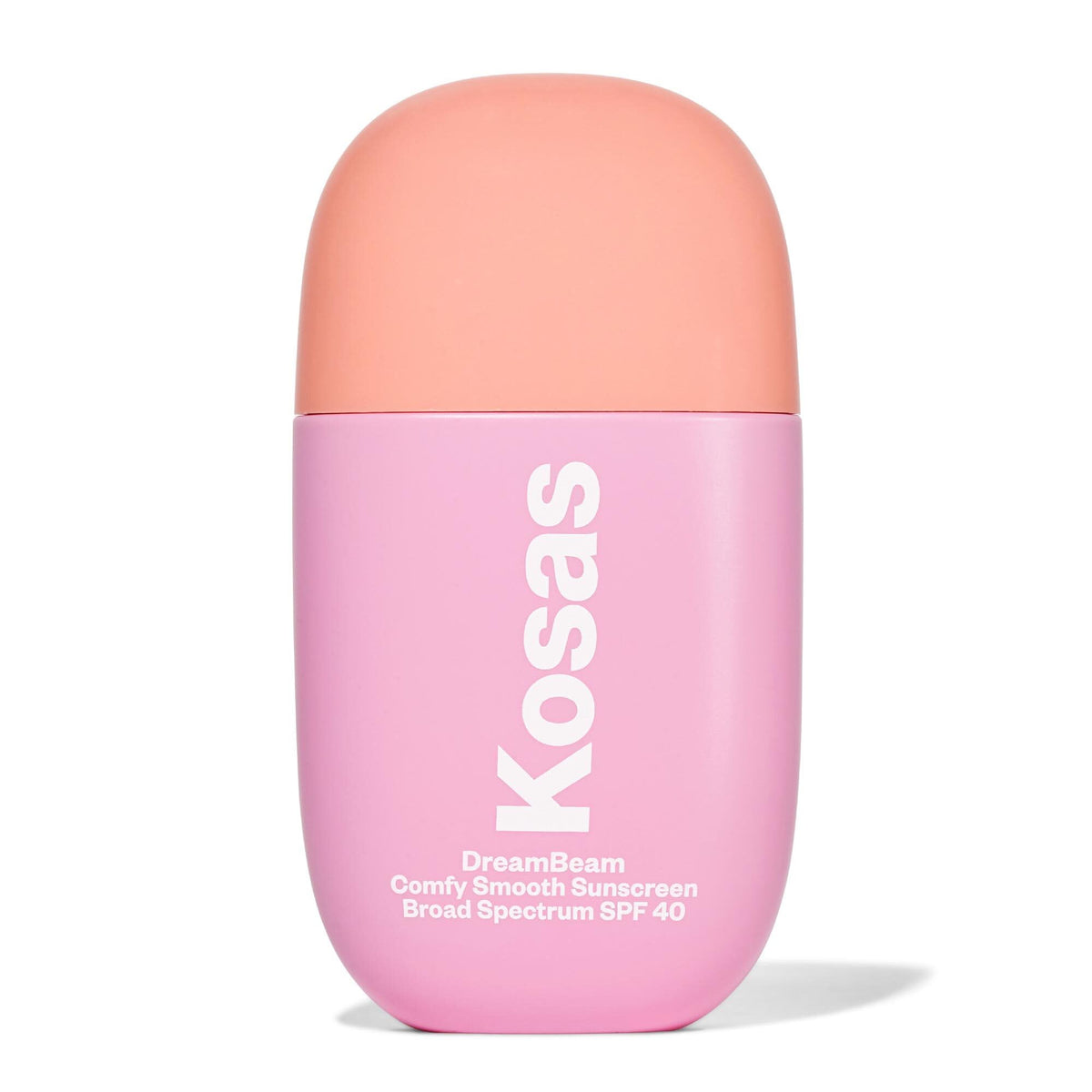 Kosas DreamBeam sunscreen bottle ready for makeup base application