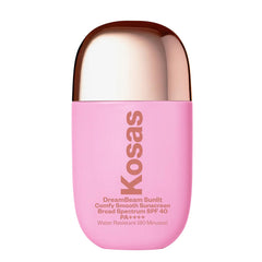 Kosas DreamBeam packaging shown for easy makeup prep