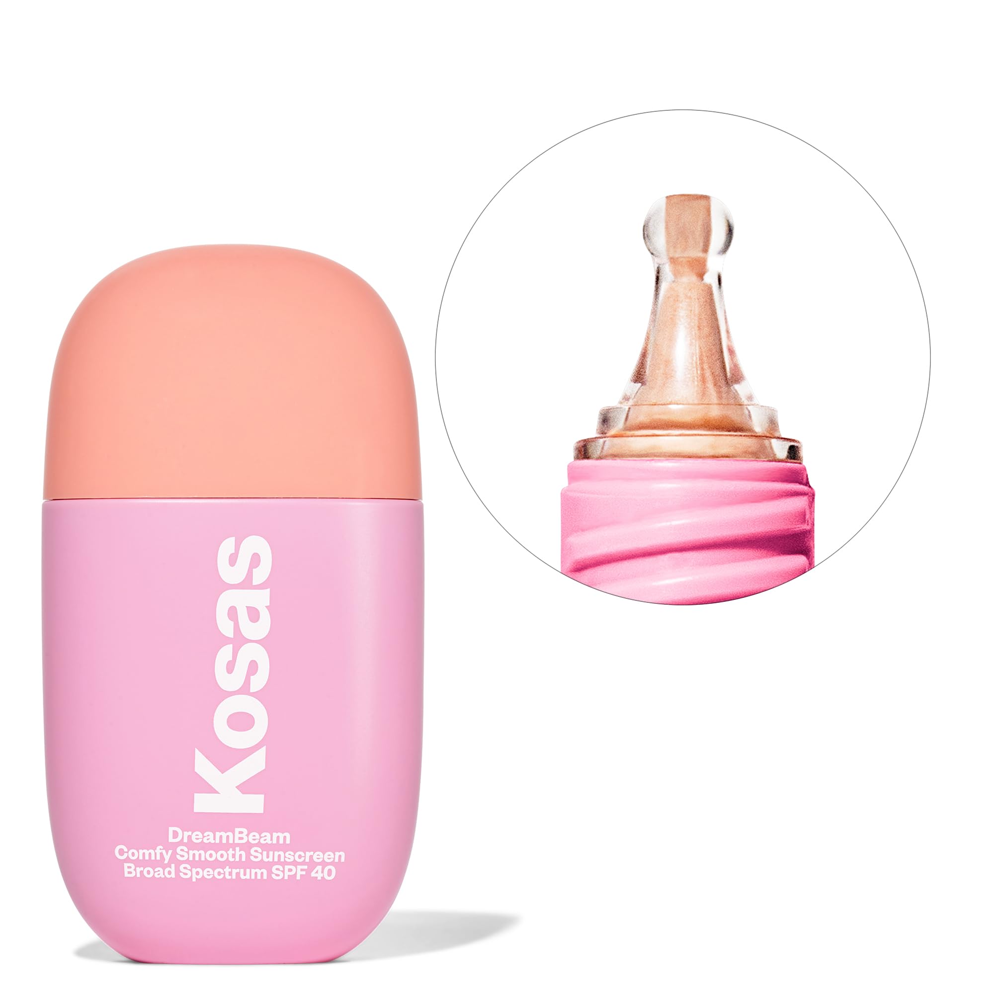 Kosas DreamBeam texture on skin demonstrates smooth blendability