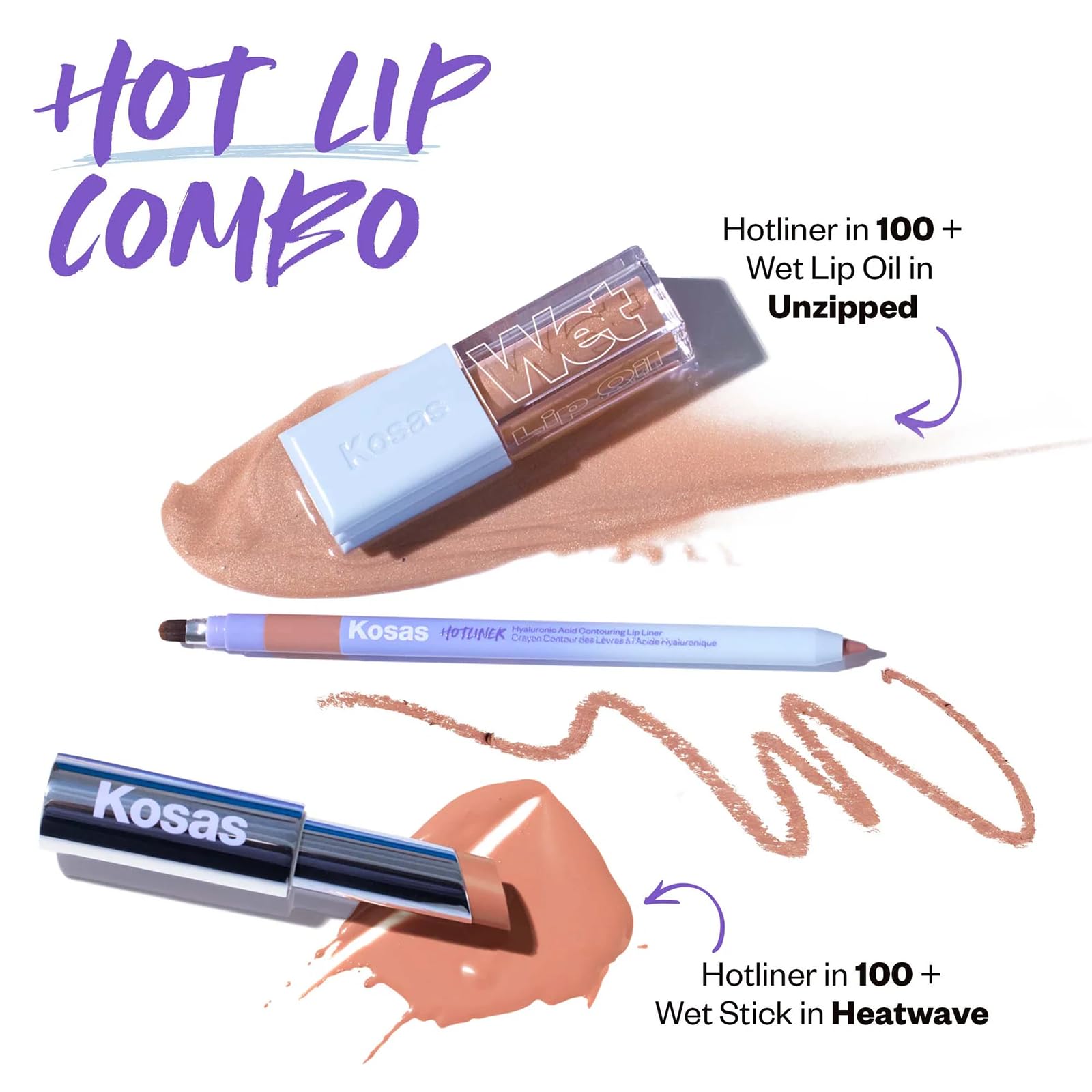 Kosas Hotliner huit teintes pour trouver la nuance parfaite.