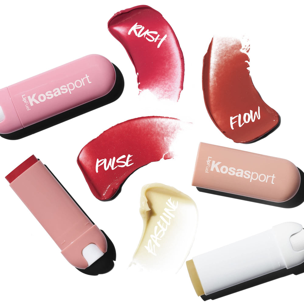 Kosas Lipfuel Hyaluronic balm offers clear hydration baseline for lips.