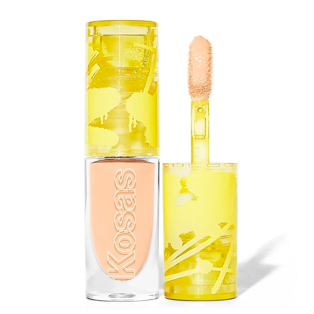 Kosas Revealer Concealer tone 03 bottle close-up with creamy coverage.