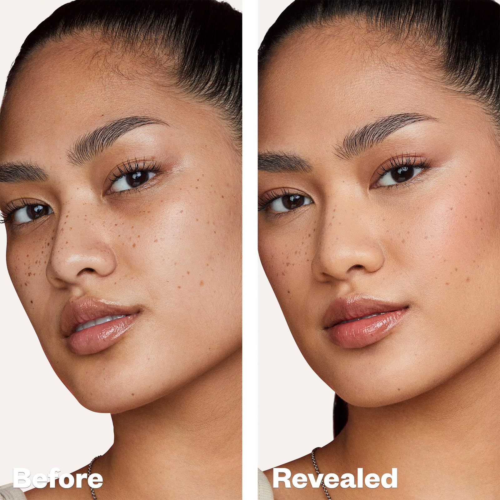 Kosas Revealer bottle side profile with sleek packaging and SPF 25 indication.