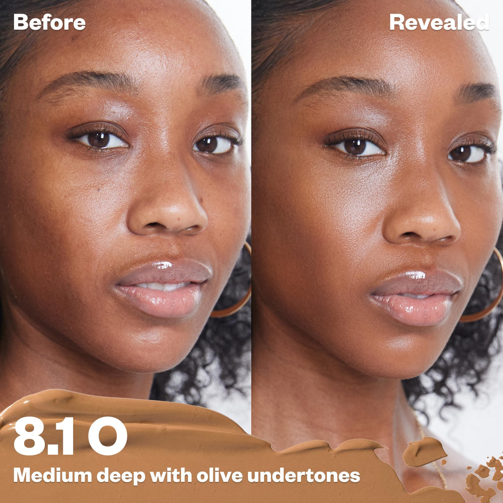 Kosas Revealer Concealer close-up highlighting hydrating hyaluronic acid formula.