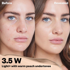 Kosas Revealer Concealer with hyaluronic acid for hydrated, comfortable wear.