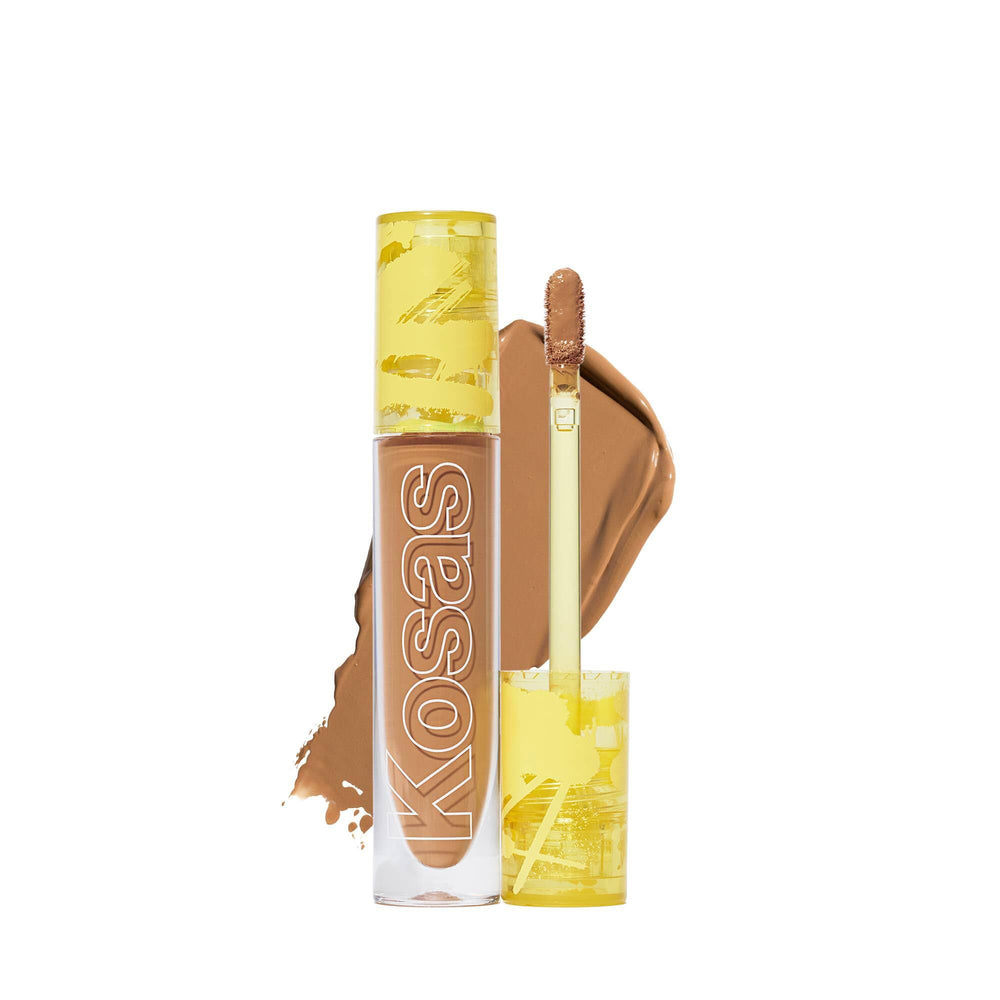 Kosas Revealer Concealer bottle showing medium coverage for a natural look.