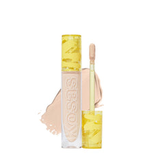 Kosas Revealer Concealer packaging close-up highlighting vegan clean beauty.