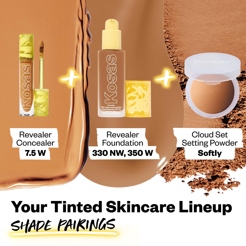 Kosas Revealer Concealer vegan cruelty-free logo on packaging.