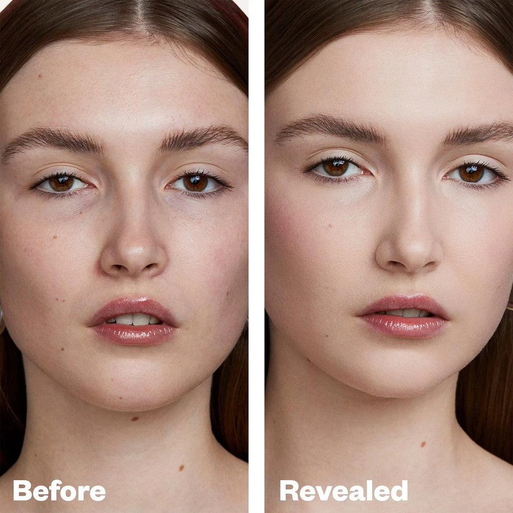 Kosas Revealer foundation applied with fingers demonstrates quick, comfortable coverage.