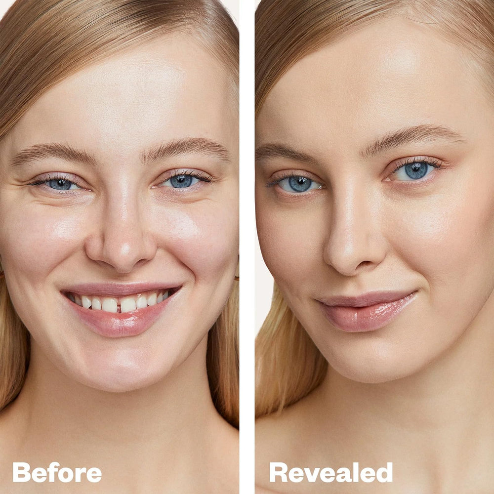 Kosas Revealer texture closeup highlights breathable, lightweight formula