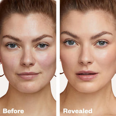 Kosas Revealer texture swirl swatch shows natural, breathable coverage.