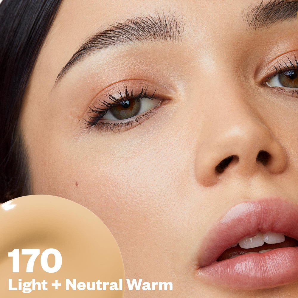 Kosas Revealer texture swirl highlights natural finish and smooth skin appearance