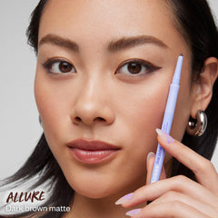 Kosas Soulgazer tip shows precise line control and blendable smudging.