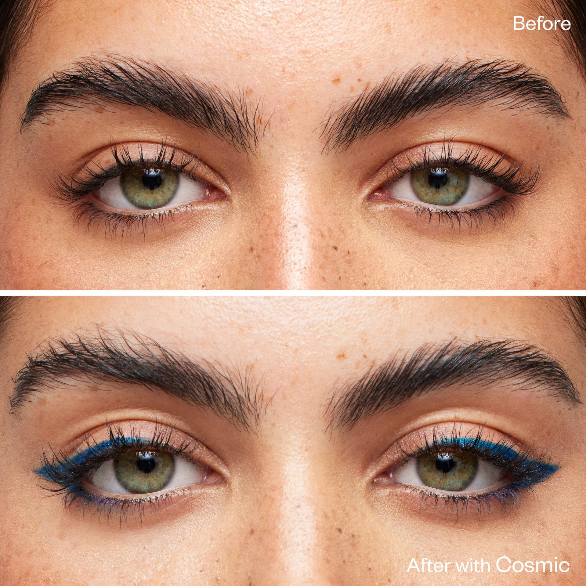 Kosas Soulgazer Gel Eyeliner Cosmic smudger creates soft, smokey edges.
