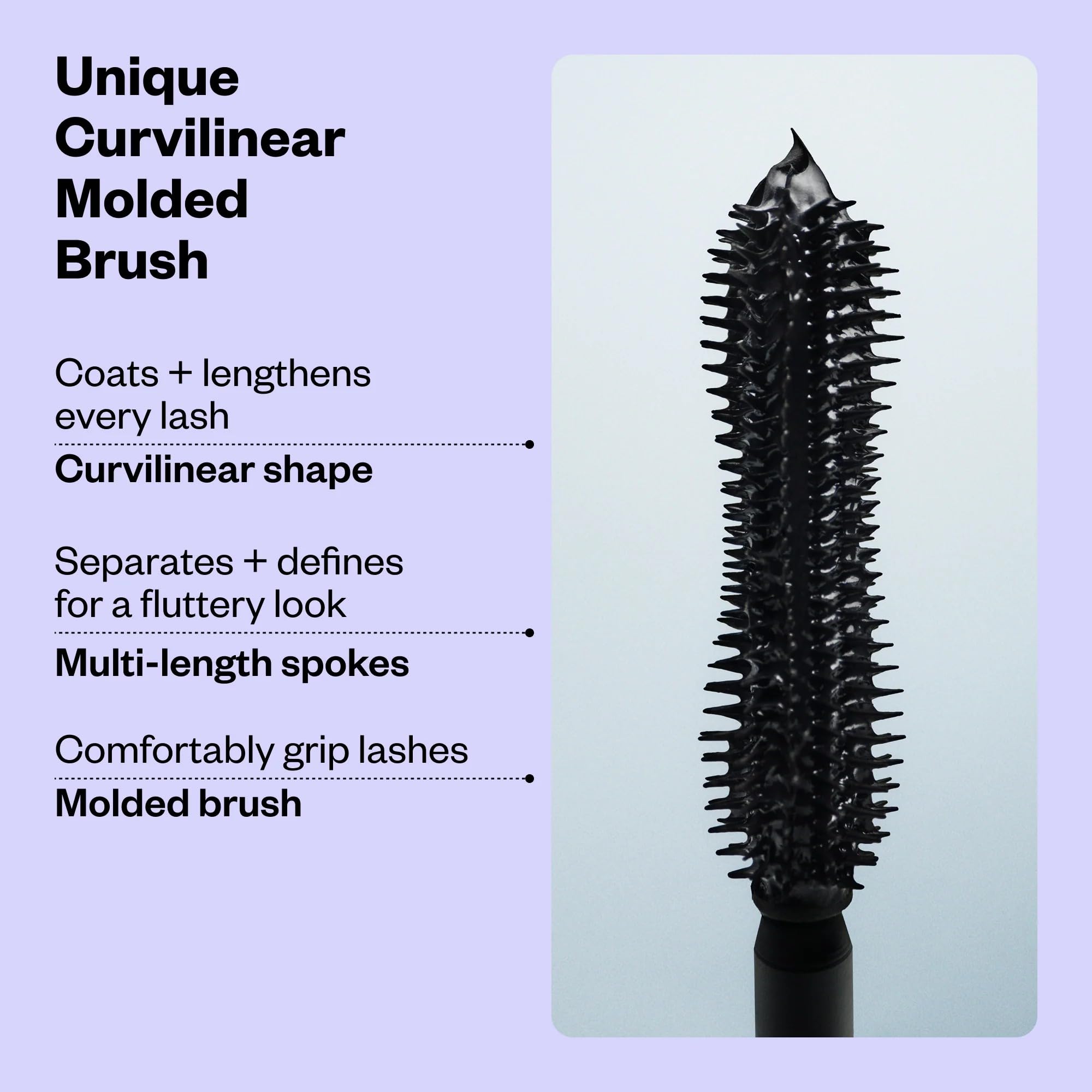 Kosas Soulgazer lash-definition boost with curvilinear wand