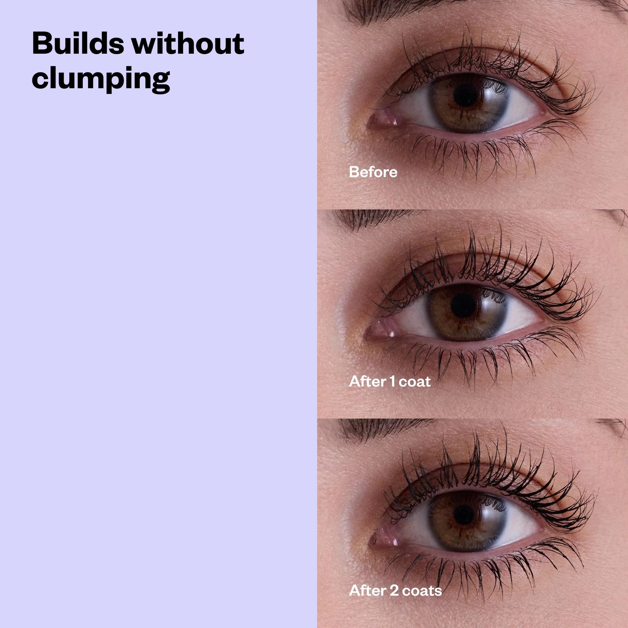 Kosas Soulgazer wand applying product along lashes for lengthening and definition