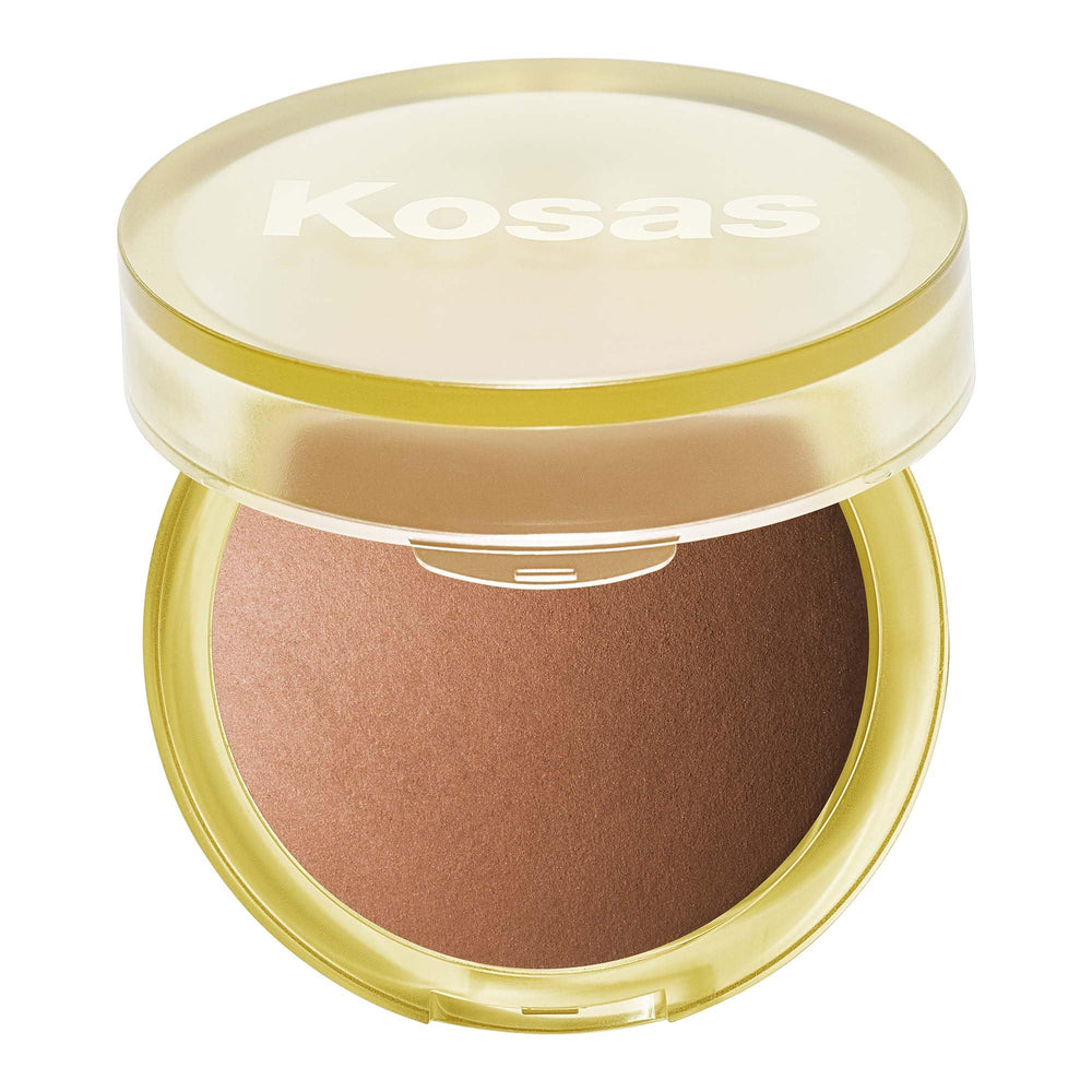 Kosas Sun Show Glowy Warmth Tropic bronzer compact for a radiant finish