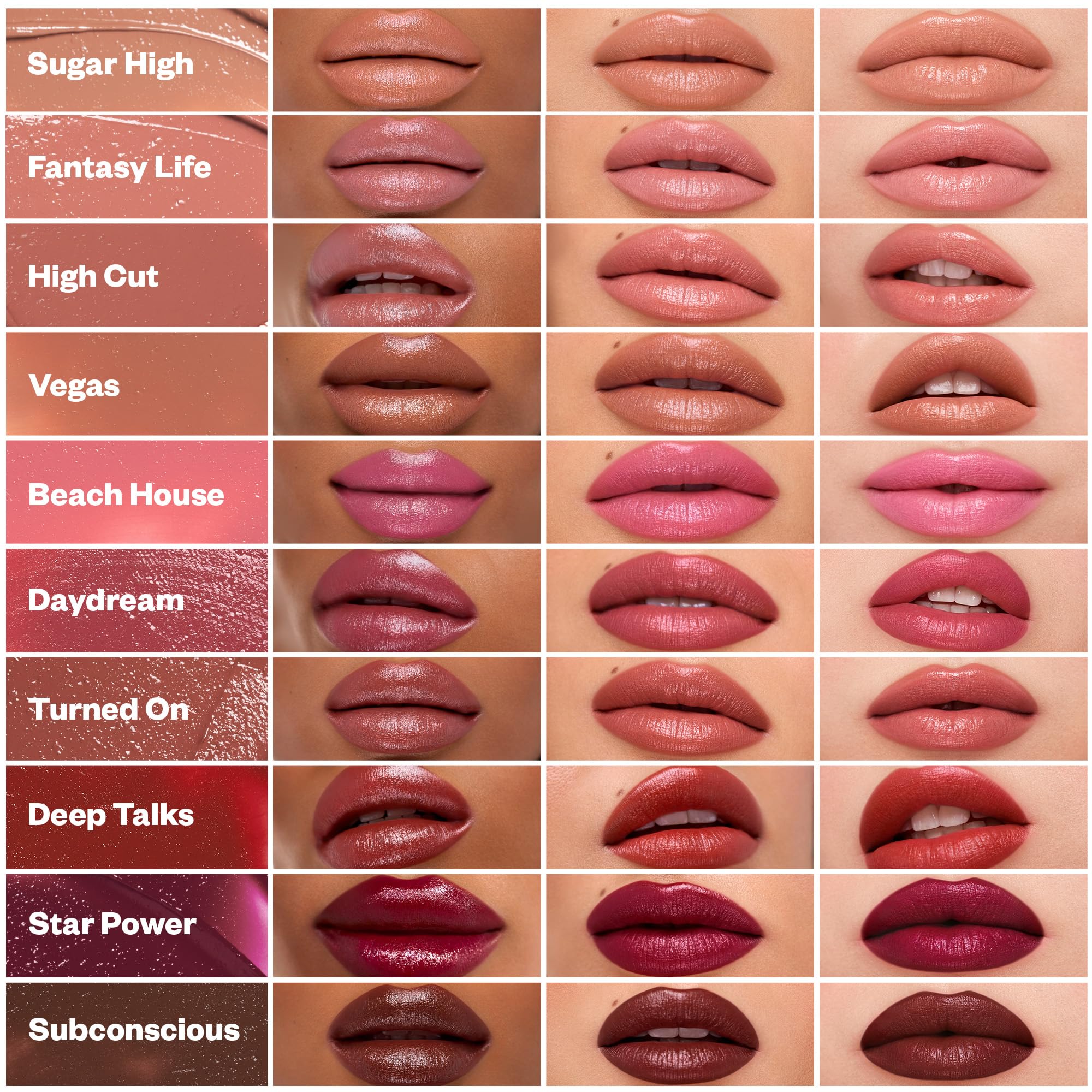 Kosas Weightless Lip Color Beach House shiny finish catches light