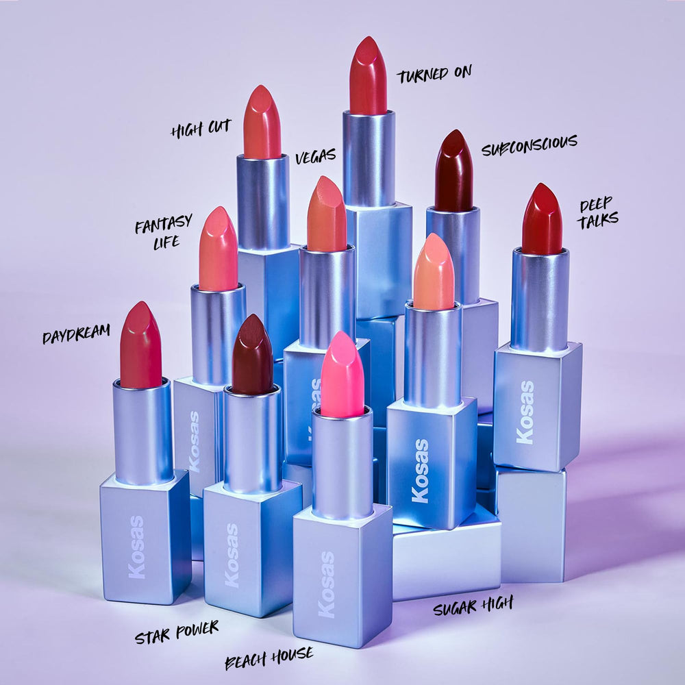 Kosas Weightless Lip Color Beach House natural makeup pairing for everyday wear