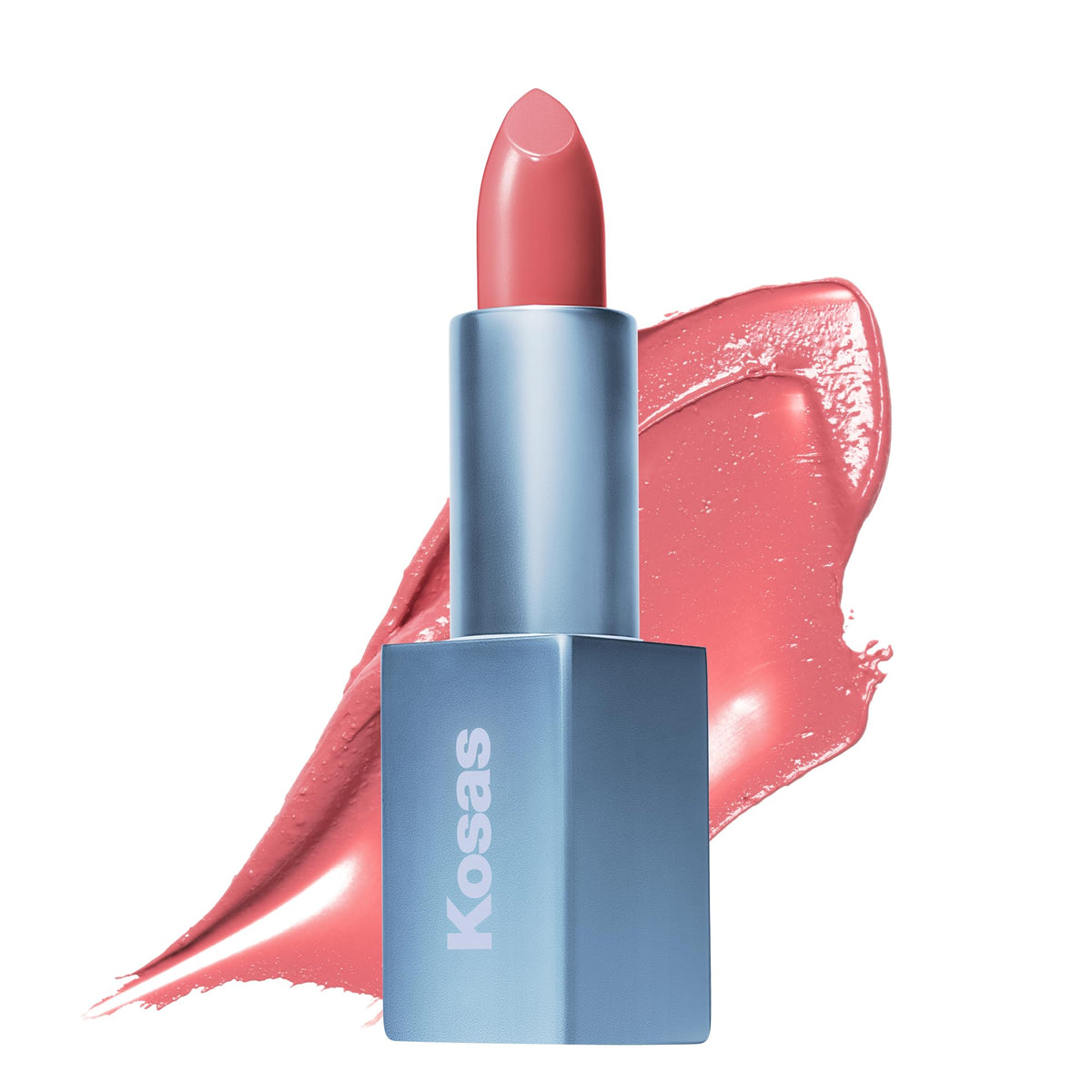 Kosas Weightless Lip Color Beach House tube application delivering lightweight hydration