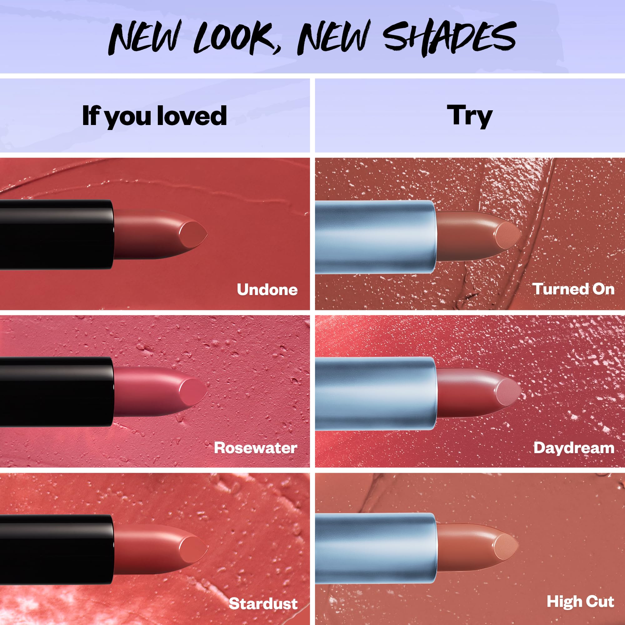 Kosas Lip Color beside botanical illustration hints at natural ingredients.